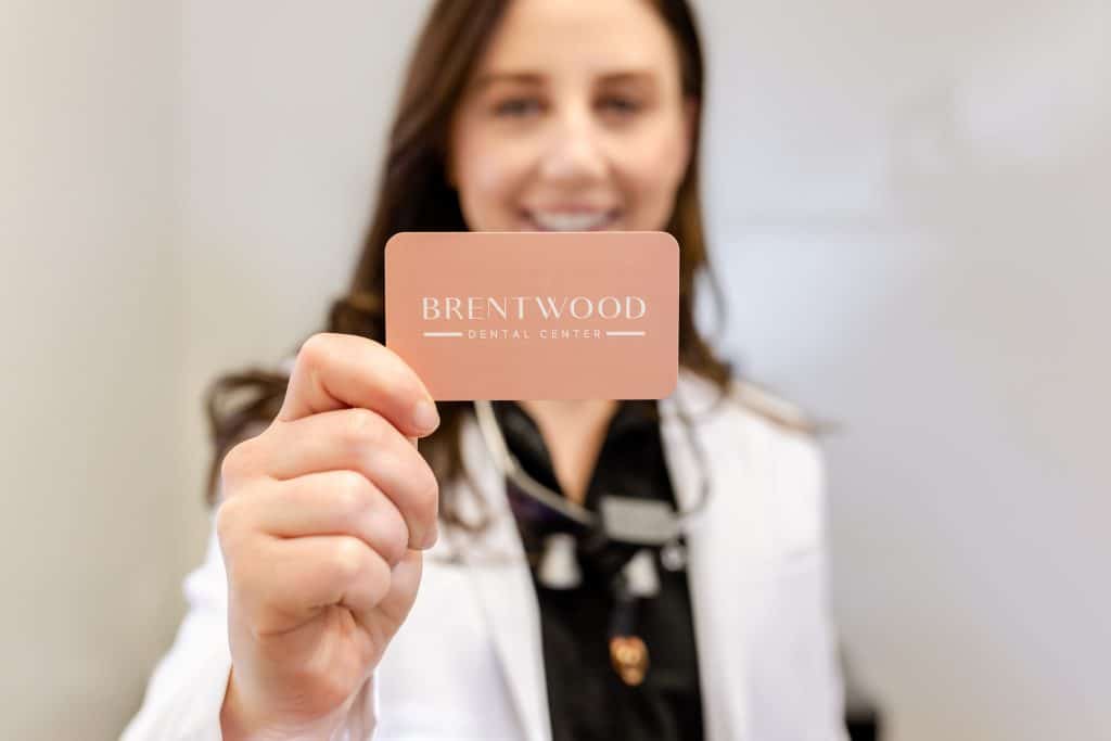 Girl getting a comprehensive dental exam in Brentwood, TN